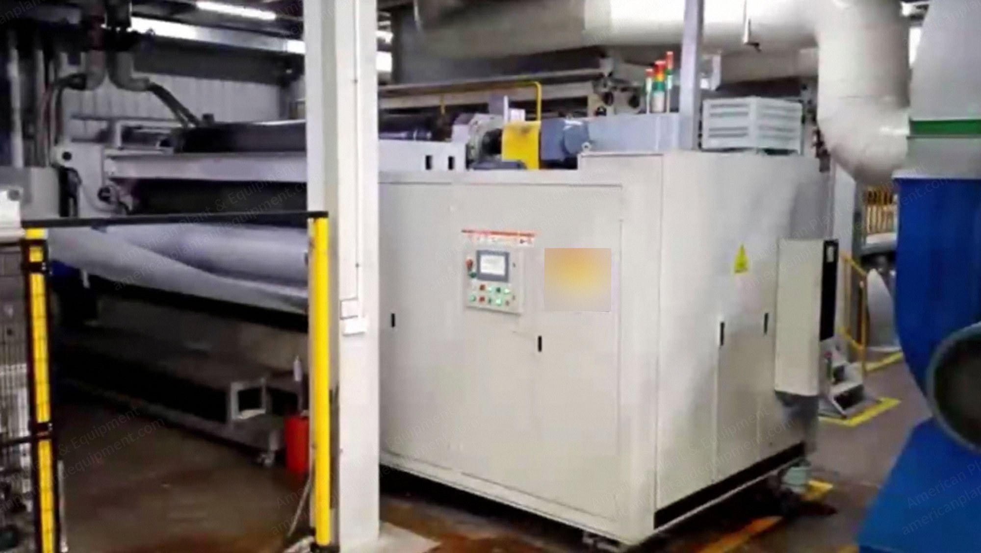 NovaStar, DG526, Three Roll Y-Type Calender, Working Width 3700mm, 350 m/min, 90 kW