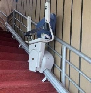 NovaStar, MH229, Straight Inclined Platform Stair Lift, 0.75kW, 110-240V