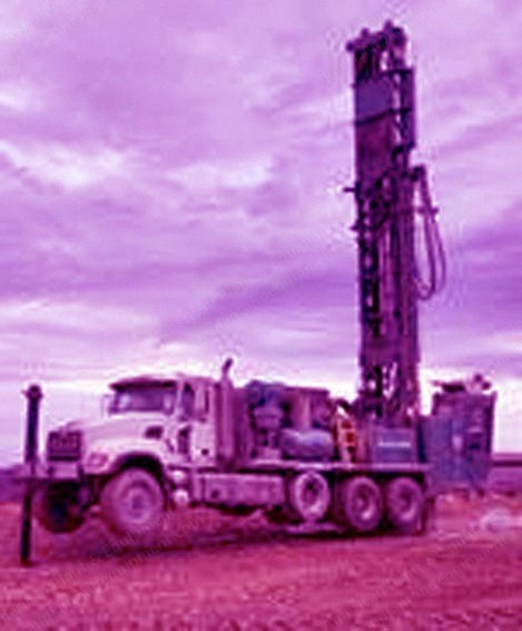 Reichdrill, 650-DII, 2006, Blast Hole Drill Rig, Sullair 900/350 Compressor, Caterpillar 3406C Deck Engine, Mounted on Mack Tri-Axle Truck