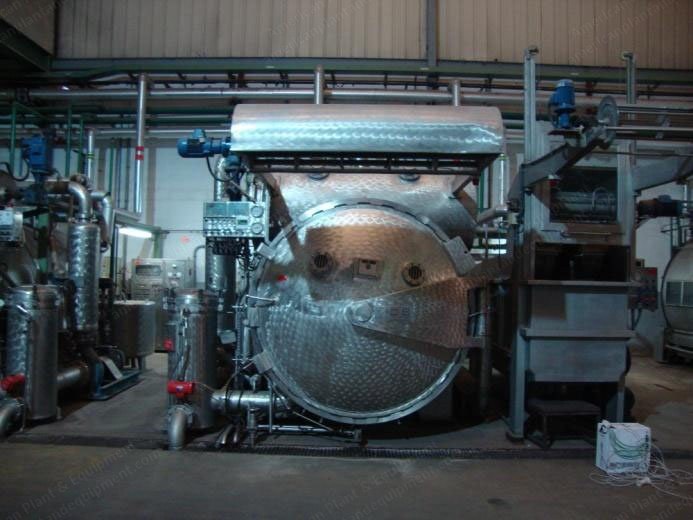 Cuatro Cuerdas, 4-Rope Overflow Dyeing Machine, 1991, 600 kg Capacity, 19075 Liters
