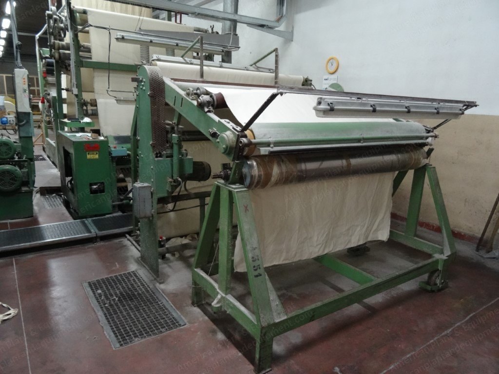 West Point Corduroy Cutting Machine, 1991, 1800mm, E+L Guiders, Extraction System