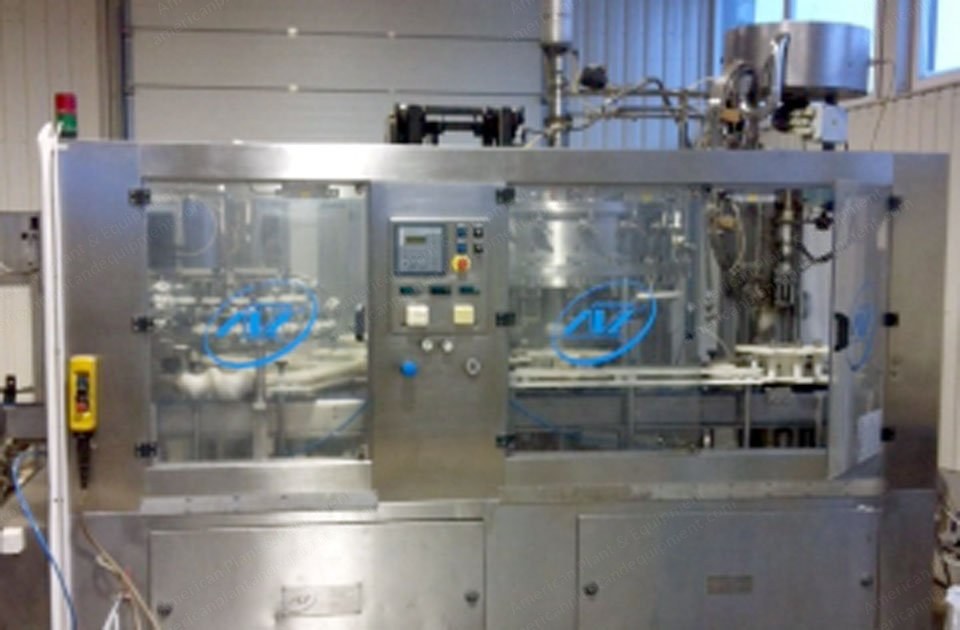 AVE, TriBlock, PET Soft Drink and Water Filling Line, 2500 to 3000 BPH, 16-16-1 Gravity Filler