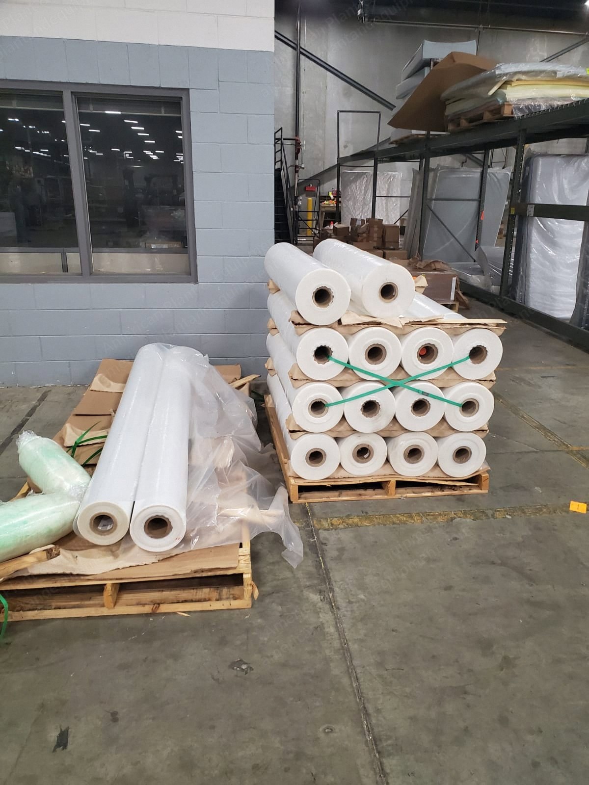 Rolled Plastic Sheeting, 54" x 2100', 4 Mil, 9 Rolls