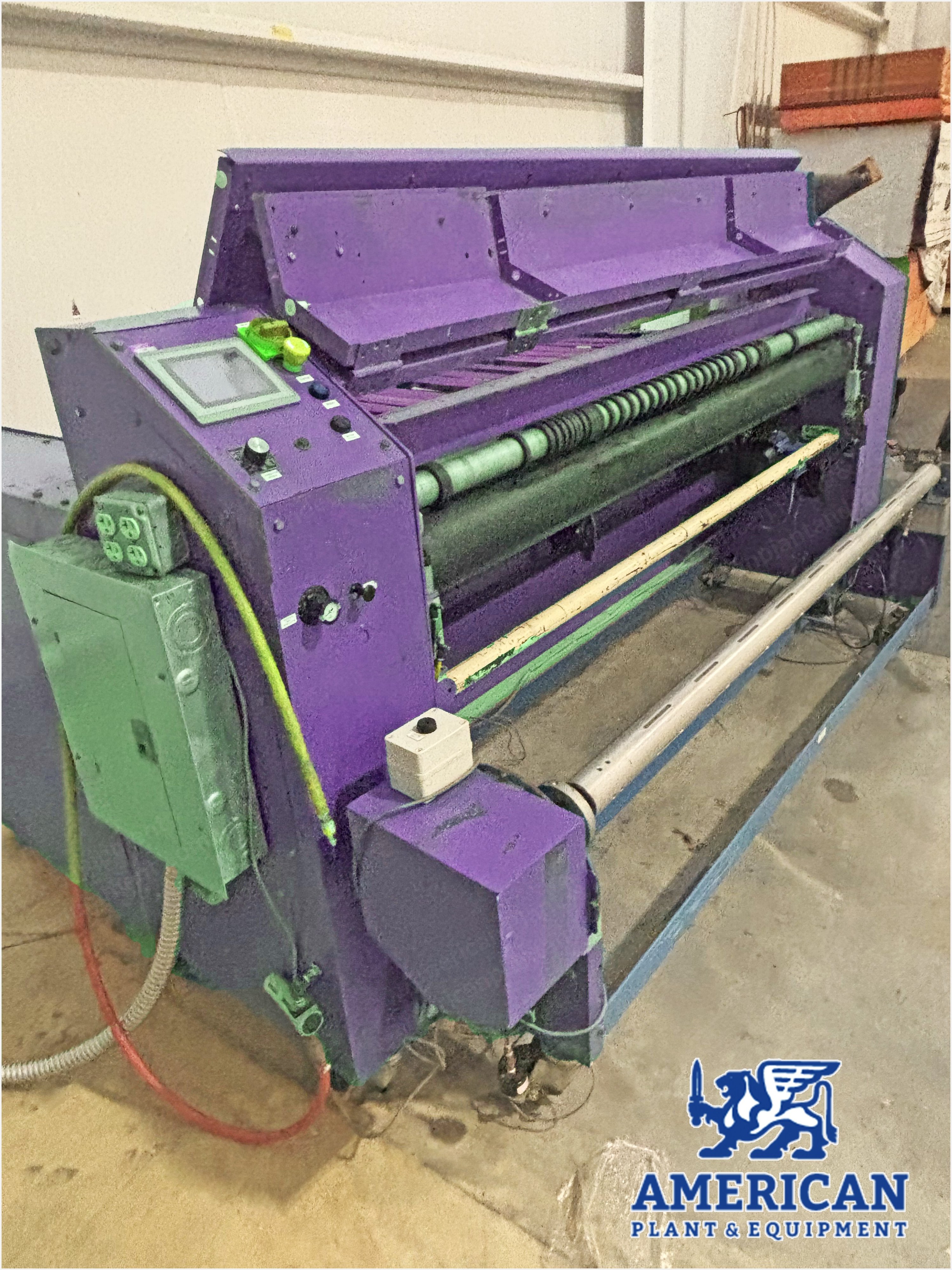 Rosenthal, WAS-7-HUJEAACPLC, 2017, 84" Sheeter, PLC Controls, Shafted Unwind