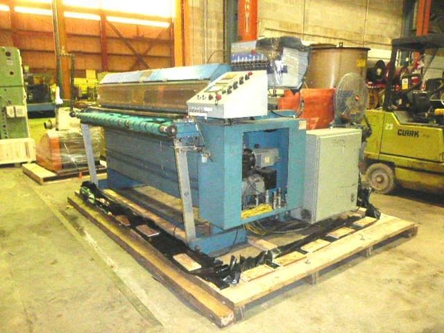 Rosenthal, WM-7-UJSMAACDBC-12, 84 inch Sheeter, Down Acting Blade, Integral Unwind, PLC Control