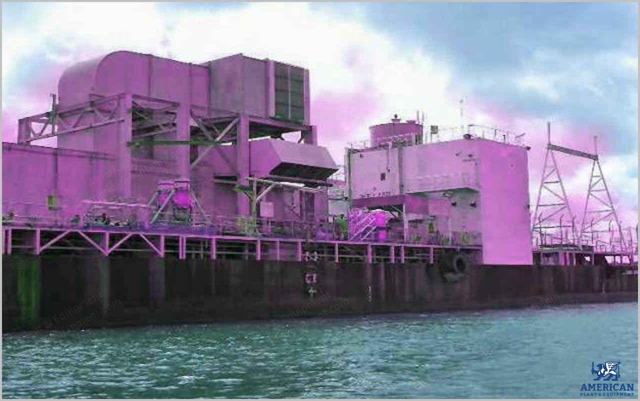 Westinghouse, W251 B-11, 1996, 48 MW, 50 Hz, with Fuel Barge