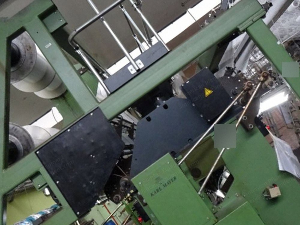 Karl Mayer, RJPC 4F-NE, 1998, Raschel Jacquard, Gauge E18, Width 230"