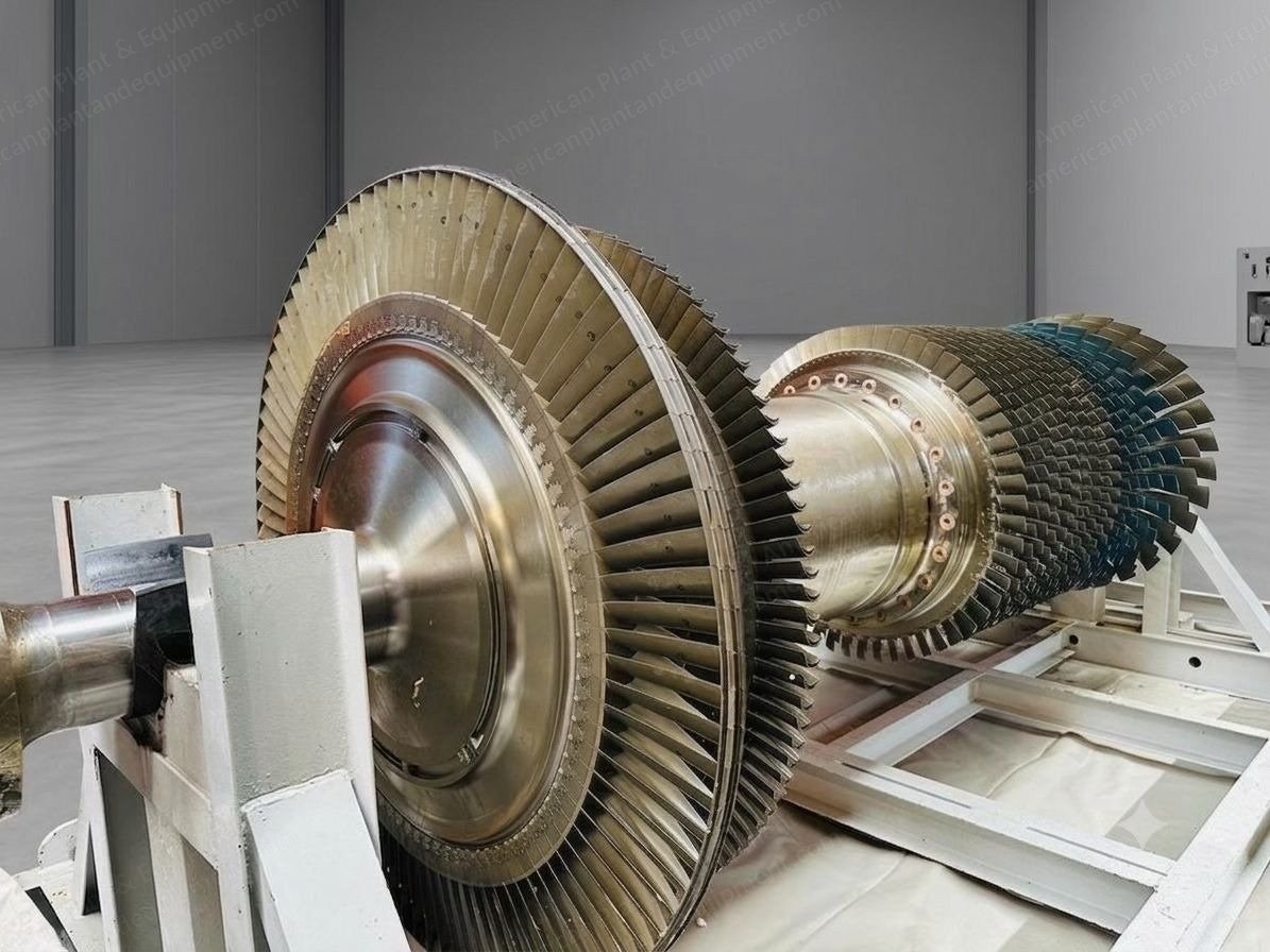 GE, Frame 5 MS5001N/P-PA, Gas Turbine Rotor, Fully Bladed, 17-Stage Compressor, New