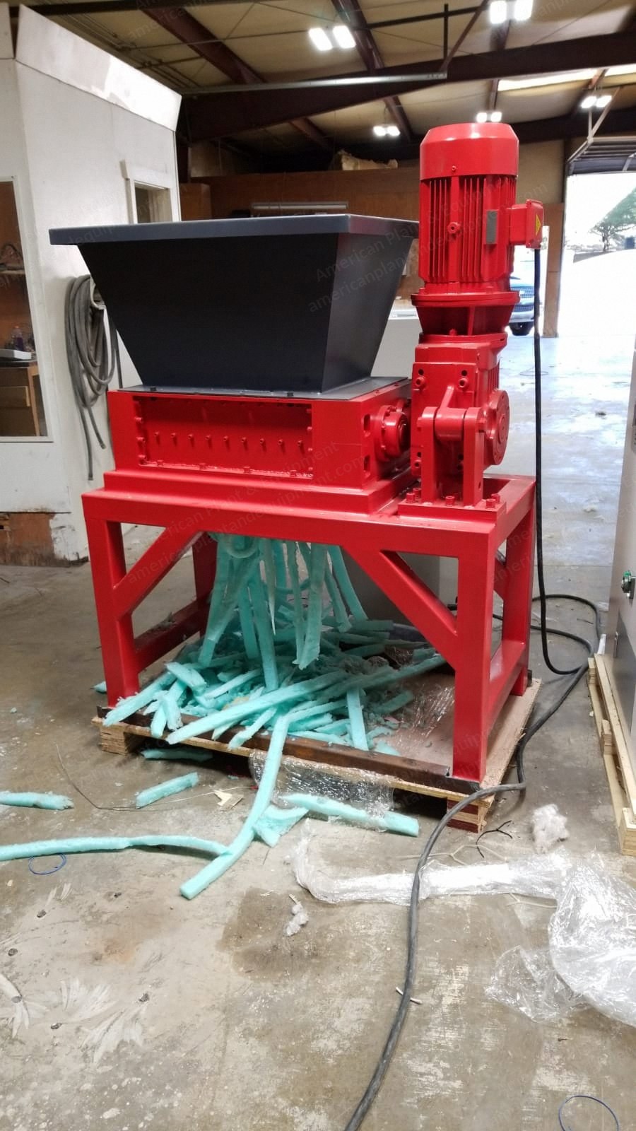 NovaStar, SG158, Double Shaft Shredder, 400 kg/hr, 600mm Working Width, 7.5 kW