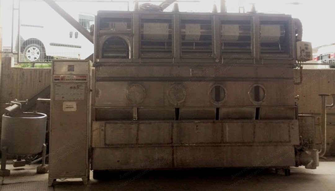 Metal, Overflow Dyeing Machine, 1988, 500 kg Capacity, 5 Chambers, 98C
