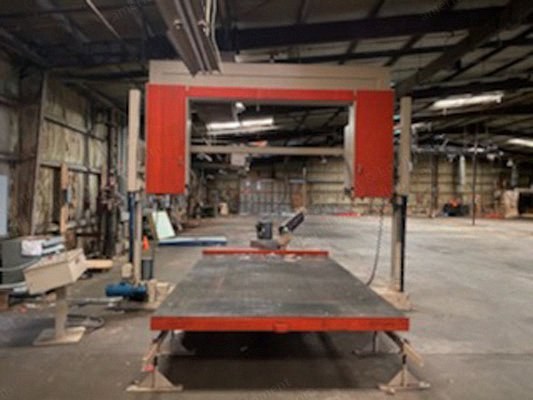 Edge Sweets, HT-51-88-PVT, 1993, Horizontal Foam Saw, 51" x 88" Bun Size, Power Vacuum Table