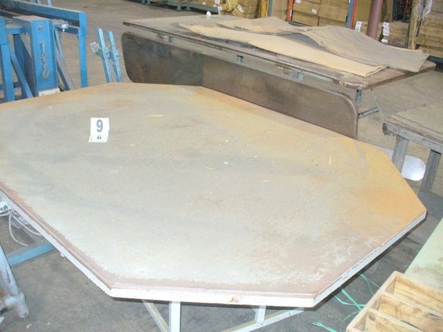 Turning Tables, Diamond Shape, 77.5x57.5 Inches