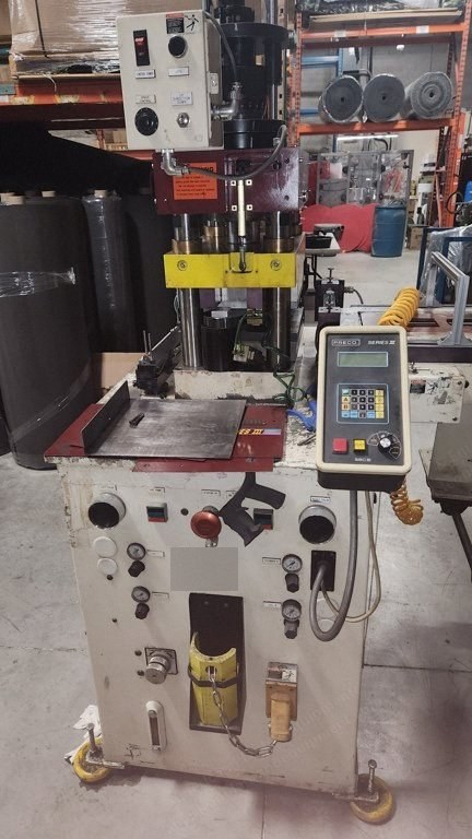 Preco, 1212-L, Die Cutter, 20 Ton Capacity, Series 111 Controller, Unwind and Discharge Conveyor