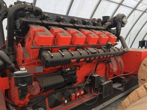 Waukesha, L5792DSU, 800 kW, 1200 RPM, Diesel Generator Set, 4160/2400V, 60 Hz