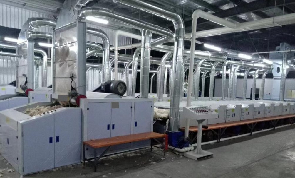 NovaStar, RS164, Waste Recycling Production Line, 1300mm Working Width, 10 Rag Picking Cylinders, 150 kW