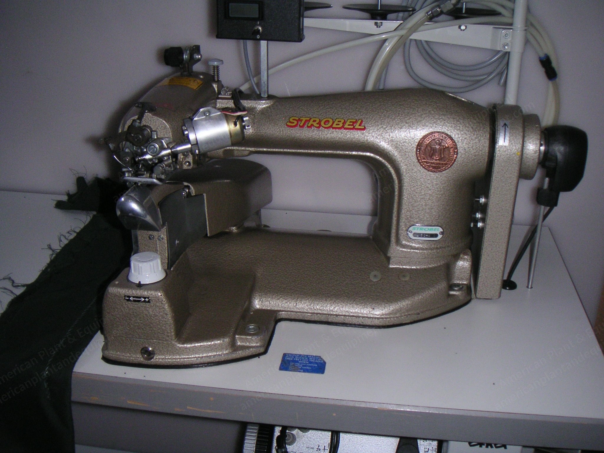 Strobel, 58-4, Roll Padding & Chest Piece Machine, with Thread Trim