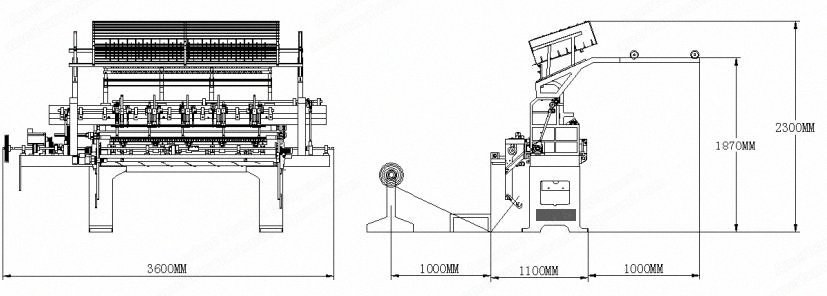 NovaStar, QL193, Mechanical Shuttle Multi-Needle Quilting Machine, 64 Inch Width, 2 Needle Bars