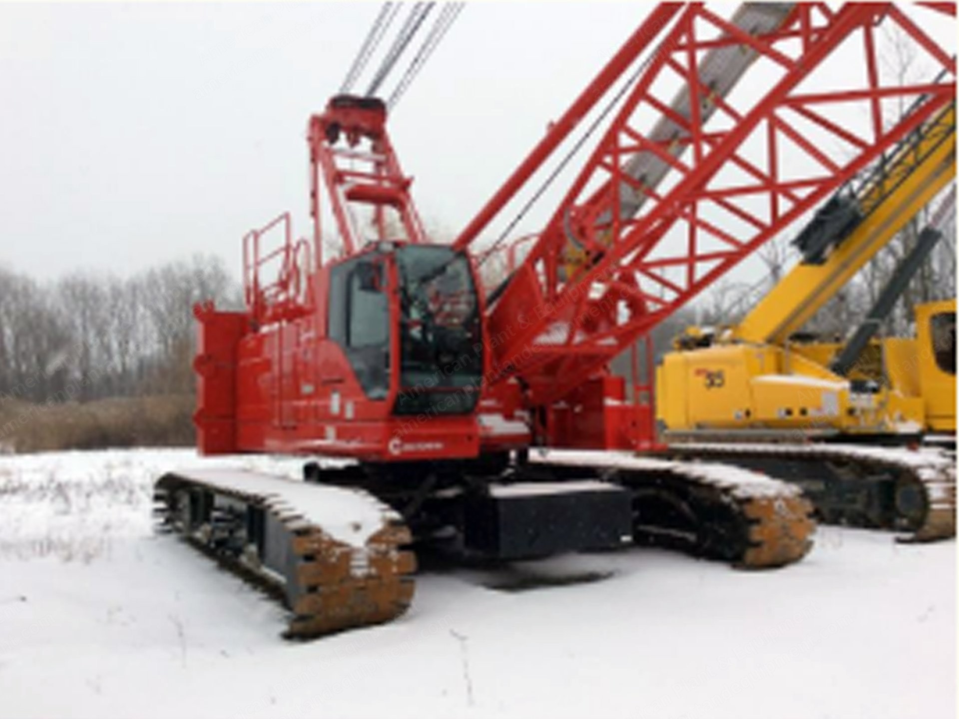 Manitowoc, 8000-1, 2014, 80 Ton Crawler Crane, Hino Tier 4 Engine, 4400 Hours