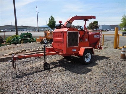 Morbark, 10EZ, 1995, Trailer Mounted Chipper, Deere 4039 Diesel Engine, 2 Knife Drum
