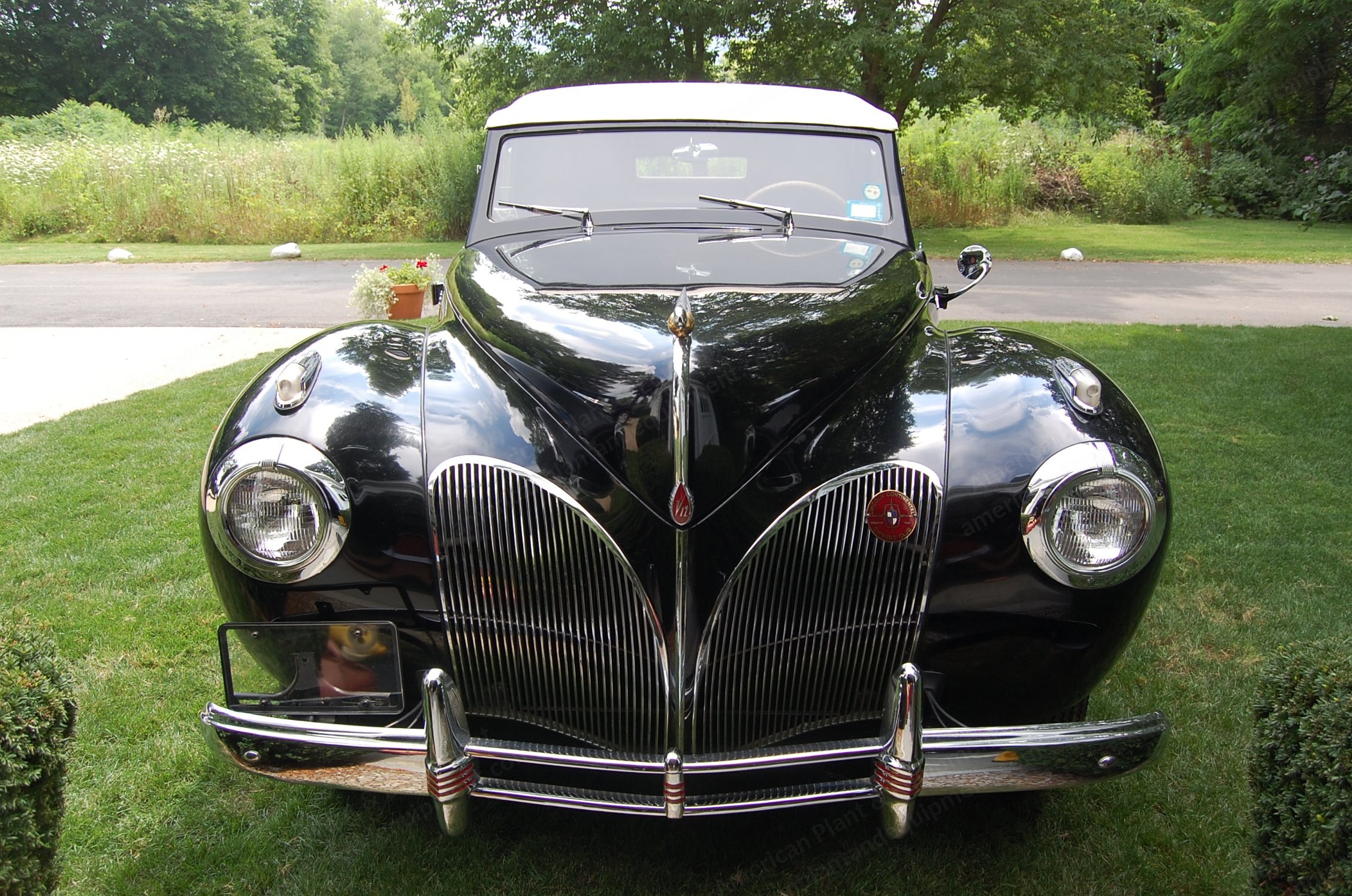 Lincoln, Cabriolet Convertible, 1941, V-12 Engine, Manual Transmission, Red Leather Interior
