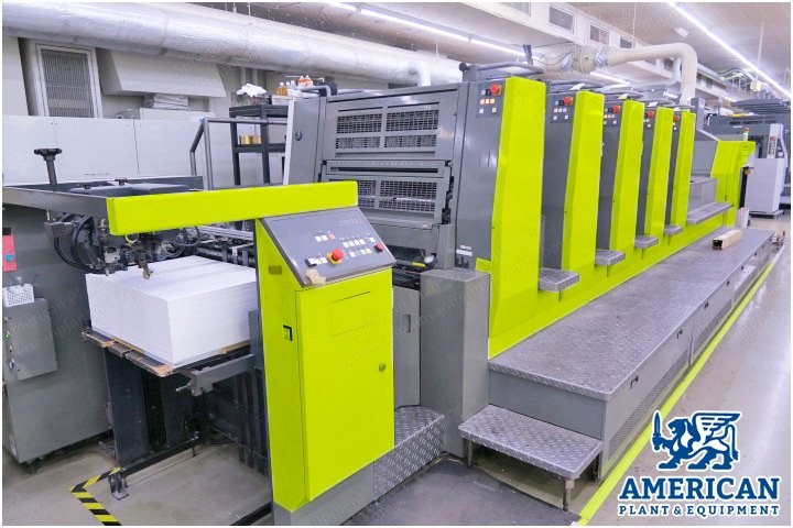 Komori, Lithrone LS529, 2007, 5 Colors, 530x750mm, UV Dryer