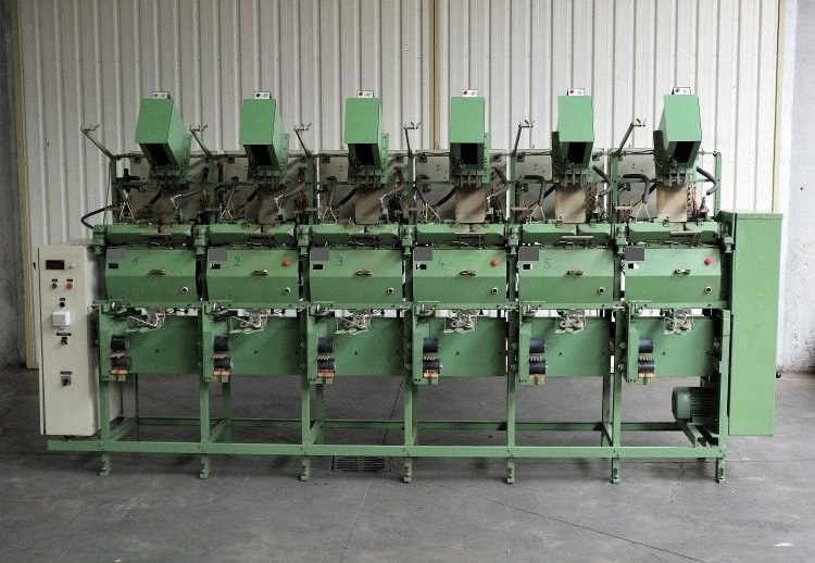 Evilo Cone Winders, 6 Cones, 1450mm Cylindrical Cone Length, Variable Speed up to 800 RPM