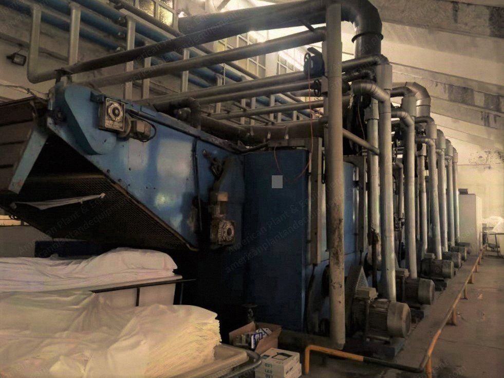 Santex, Santashrink, 2010, Open Width Dryer, 2400mm Working Width, 6 Zones, Gas Heated