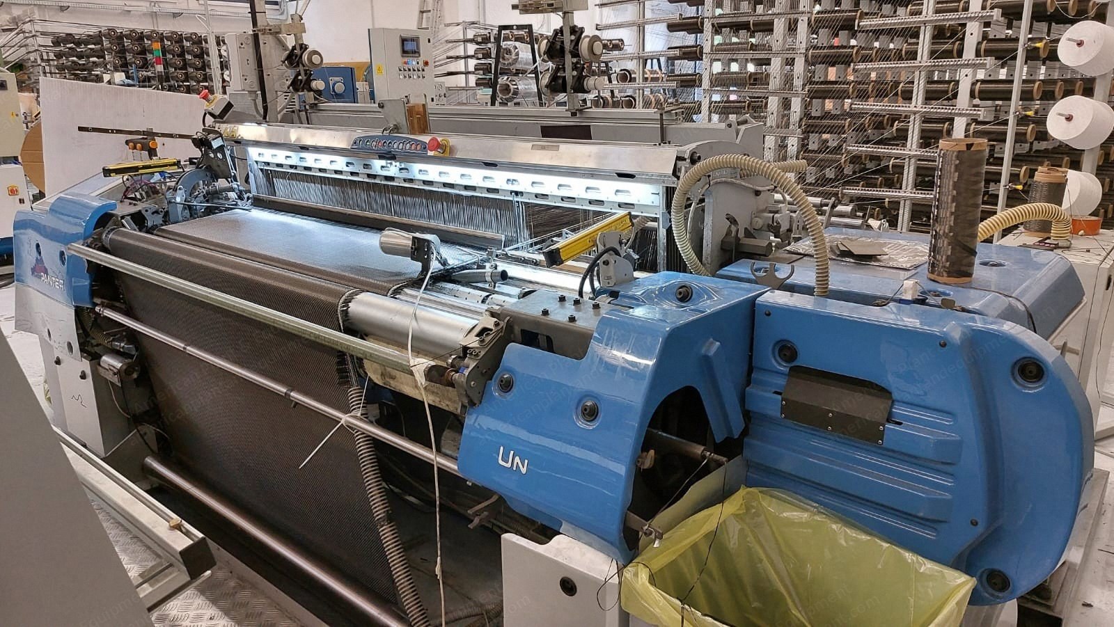 Panter Looms, 1600mm Working Width, 2015/2018, with Unwinders and Rewinders