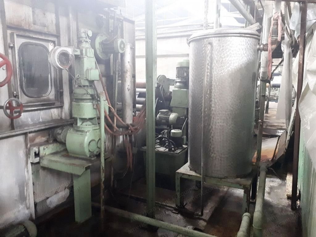 Kusters, Continuous Washing Machine (Drum Type), 1991, Working Width 2000mm, 5 Washing Tanks