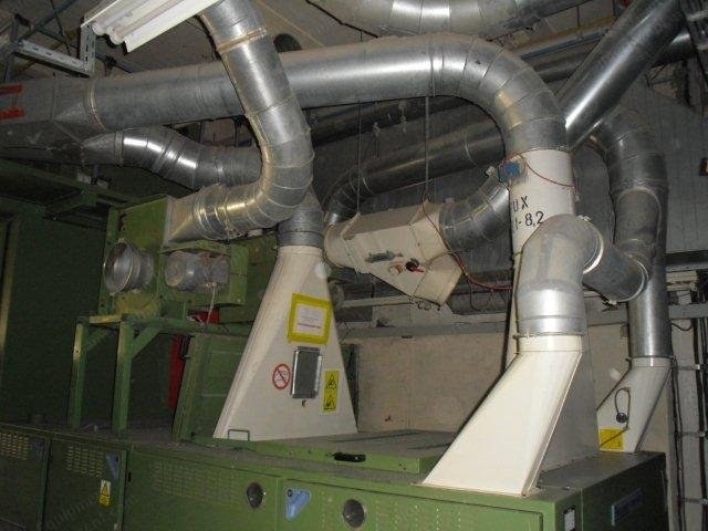 Trutzschler, CVT4, 1994, Cotton Cleaner, Working Width 1200mm, with Feed Trunk and Condenser