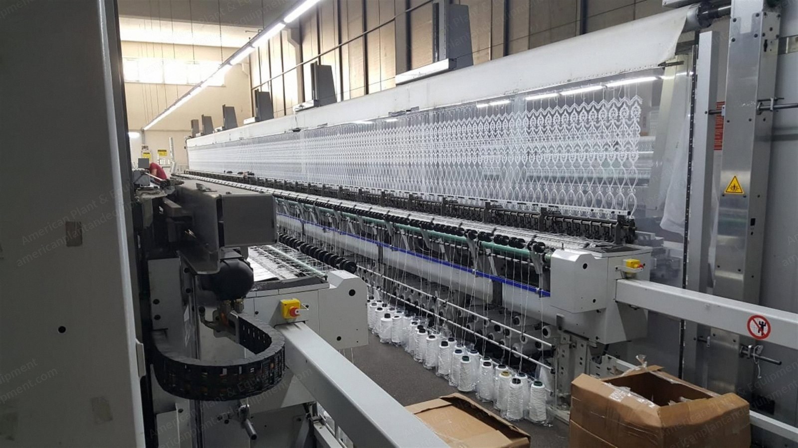 Lasser Embroidery Machine, 2015, 1650mm Frame, 570 RPM, Automatic Tool Change