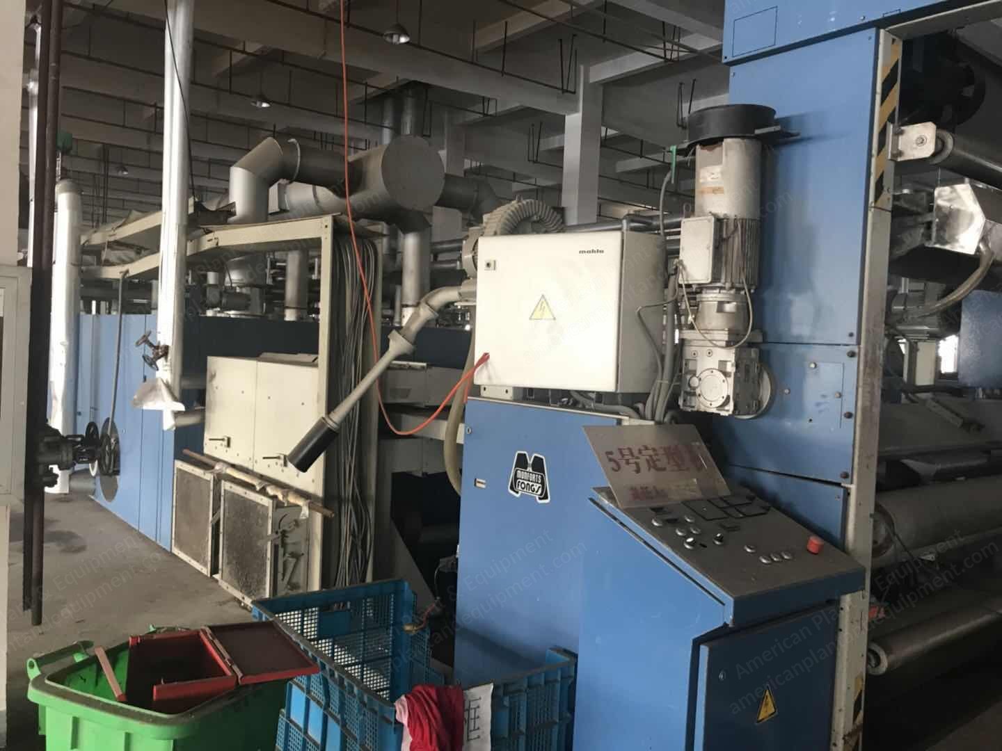 Monfongs Stenter, 2000mm, 2009, 8 Chambers, Oil Heated