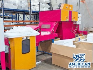 Card Clothing Services, Single Nozzle, Pillow Blowing Unit with Conveyor Hopper