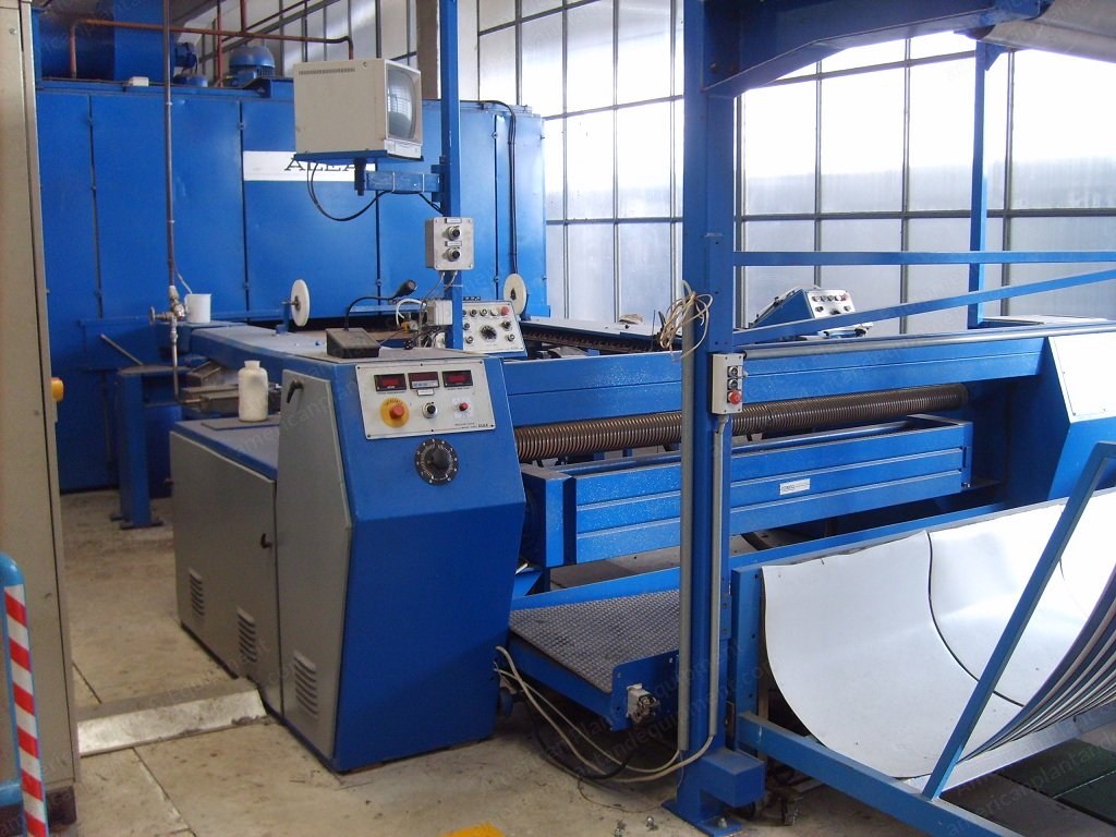Alea Tenter Machine, 1995, 2100mm, 4 Chambers, Steam Oil Heating, Combination Chain