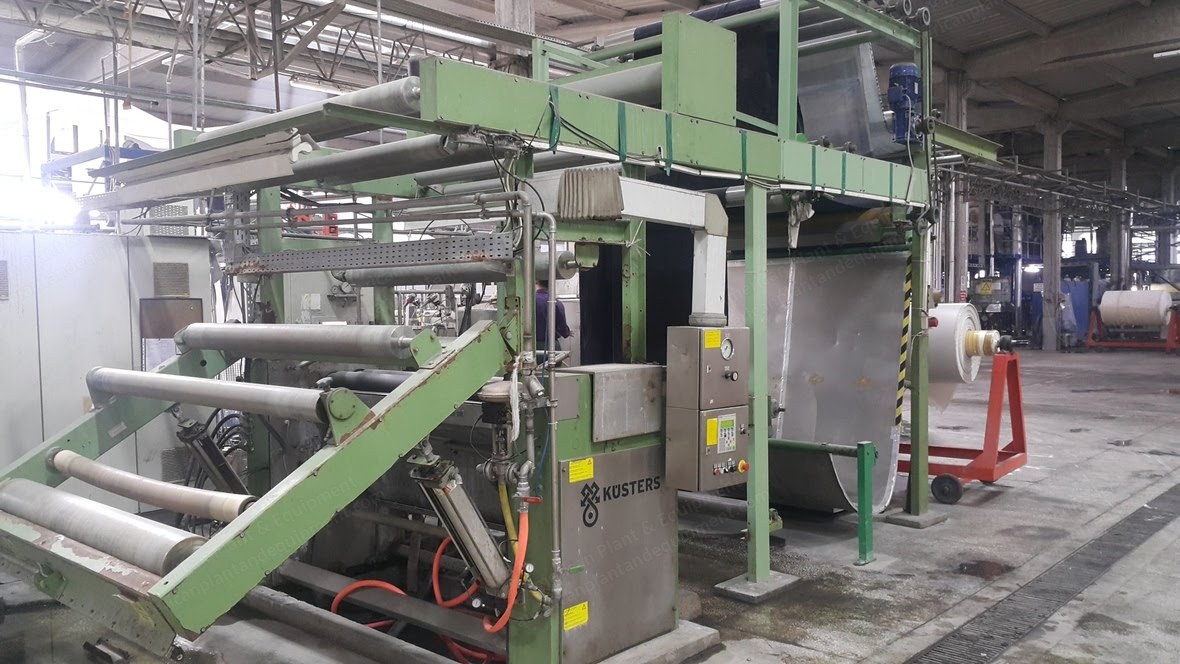Kusters, Pad Batch Dyeing Machine, 2002, 1800mm Machine Width, 1650mm Working Width, Double S-Rolls