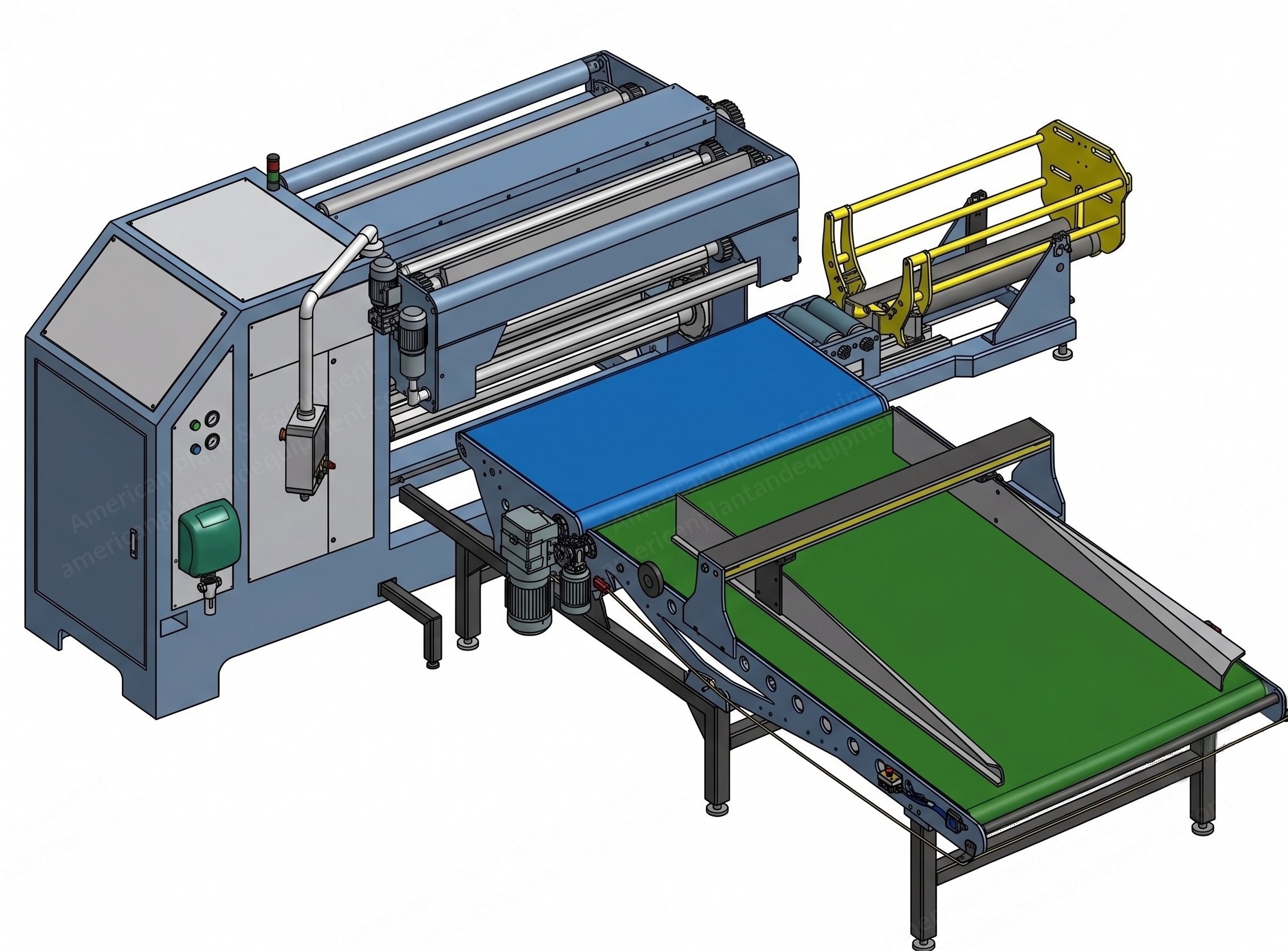 NovaStar, AK2020, Automatic Spring Unit Roll Pack Machine, 2100mm Max Wrapping Width, 1980mm Processing Capacity