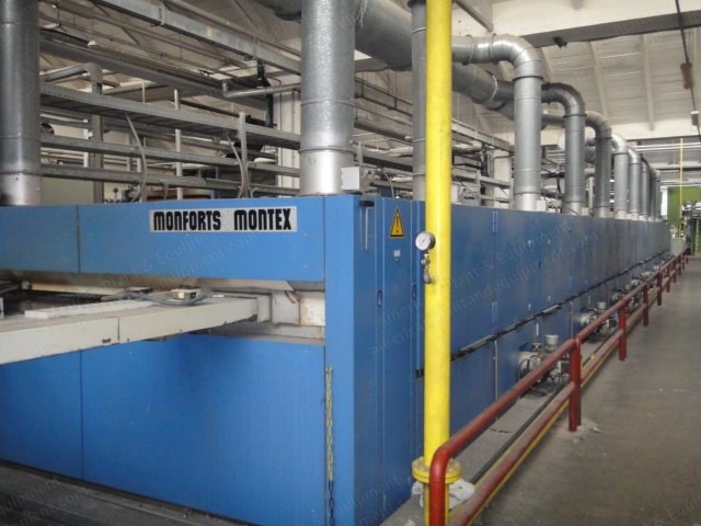 Monforts, Montex, 1997, 1800mm Working Width, 8 Chambers, Gas Heated