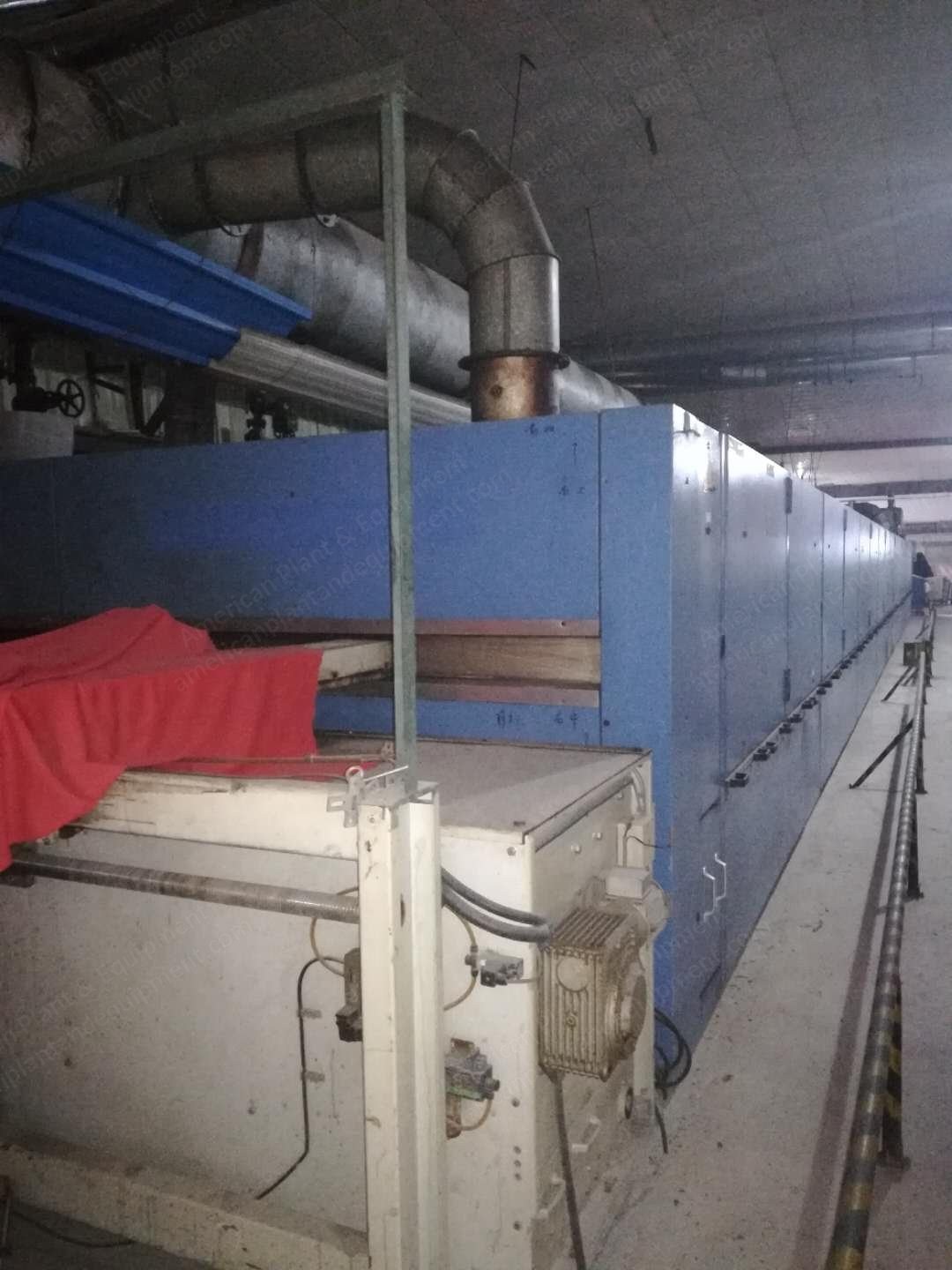 Monforts Stenter, 2001, 2800mm, 8 Chambers, Oil Heated, Horizontal Chain