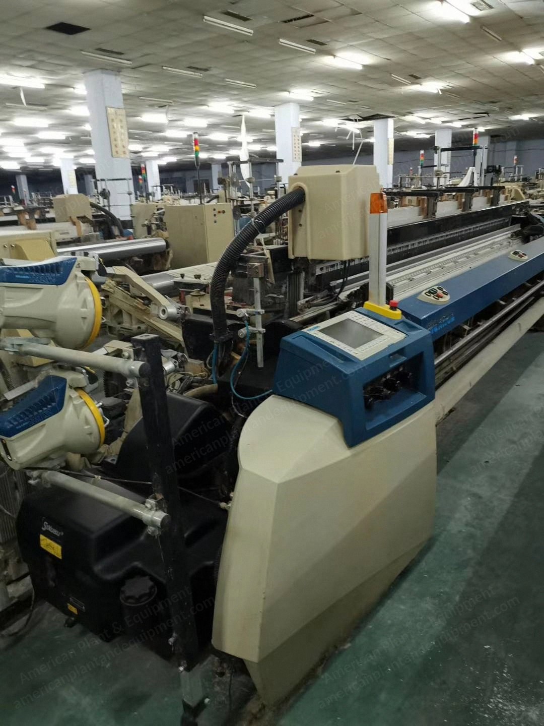 Picanol, Omni Plus 800, 2007, Air Jet Loom, 3400mm Width, Staubli 2861B Dobby, 2 Feeders