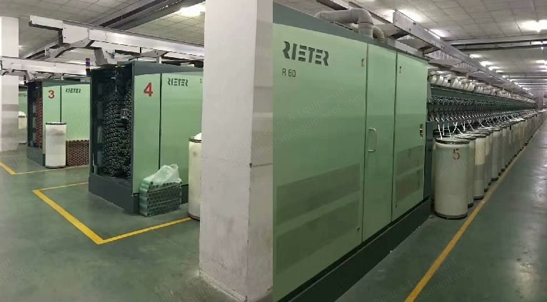 Rieter, R60, 2013, 540 Spindles, 4 Manipulators, Rieter RYC Yarn Cleaner