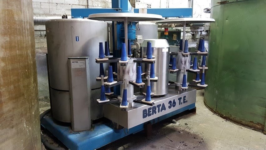 Dettin, Berta 36 Te, 2001, Automatic Bobbin Hydroextractor, 108kg Capacity, 60 Bobbins