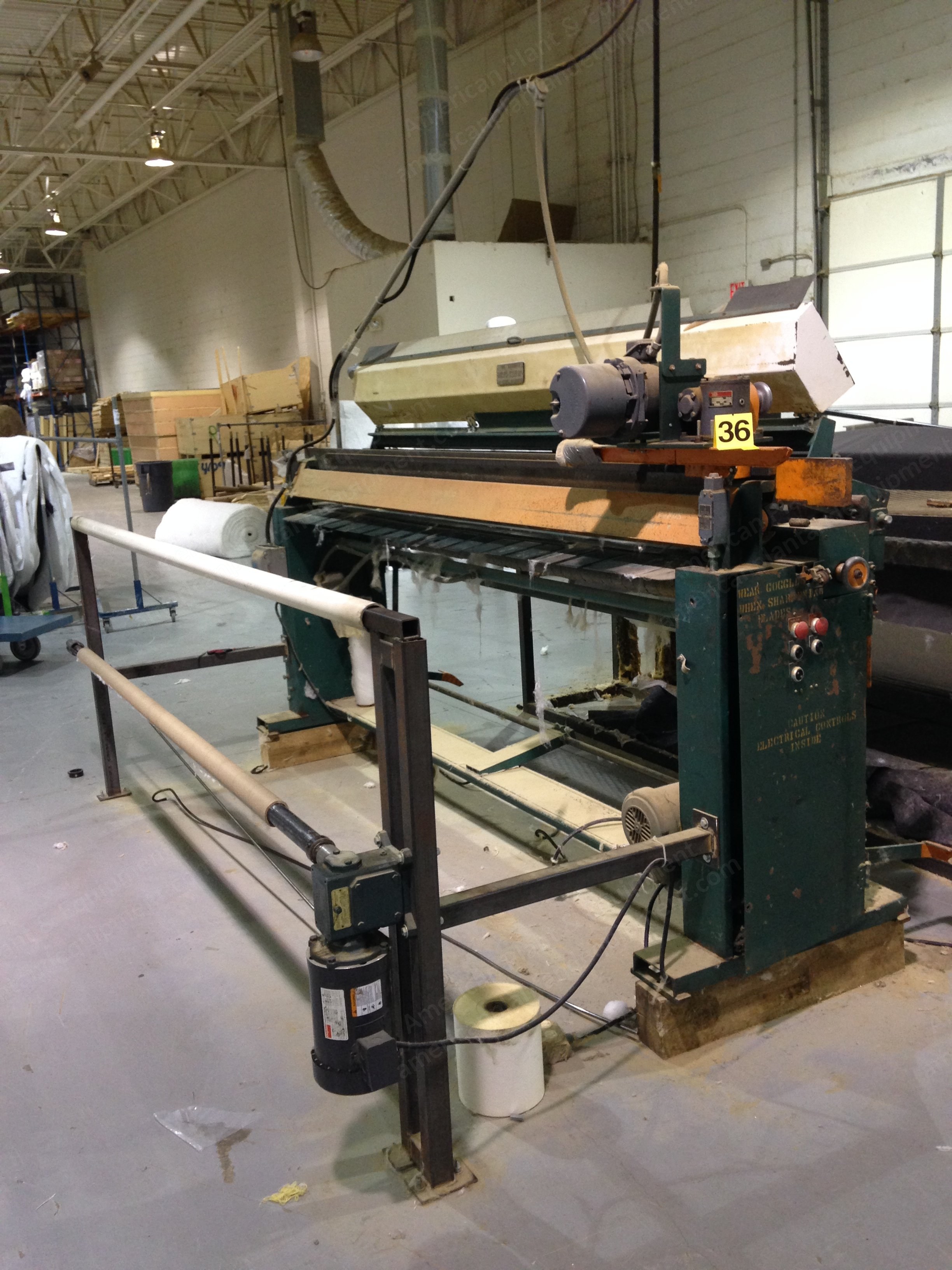 James Cash, Panel Cutter, 86 inch Working Width, 7 Circular Blades