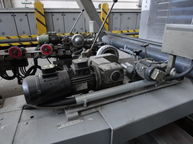Krantz, K-10, 1988, 2000mm Working Width, 12 Chambers, Steam Heated, Horizontal Pin Chain