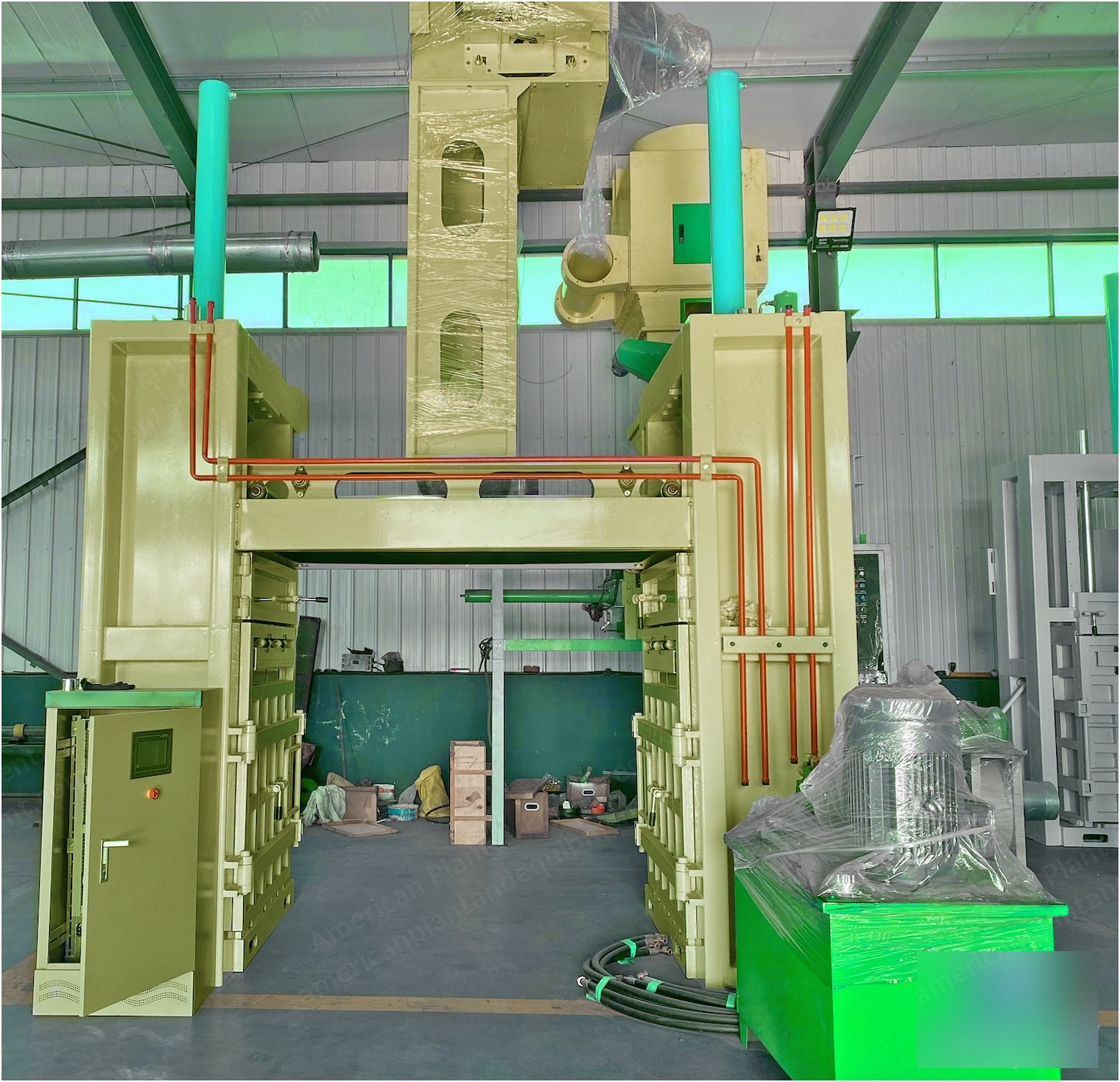NovaStar, BB127, Double Box Hydraulic Bale Press, 1070x650x1000mm Bale Size, 6 Bales/Hr