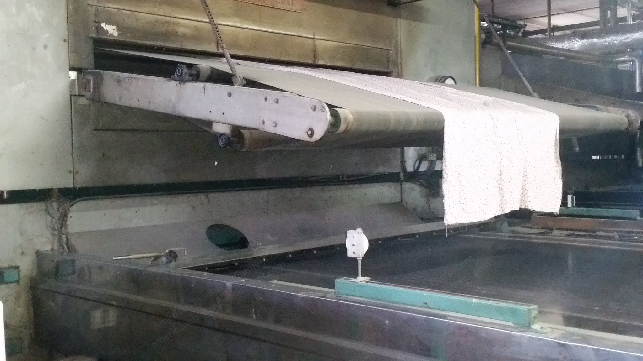 J. Zimmer Flatbed Printing Machine, 1989, 2400mm Working Width, 8 Flat Colors, 5 Rotary Colors