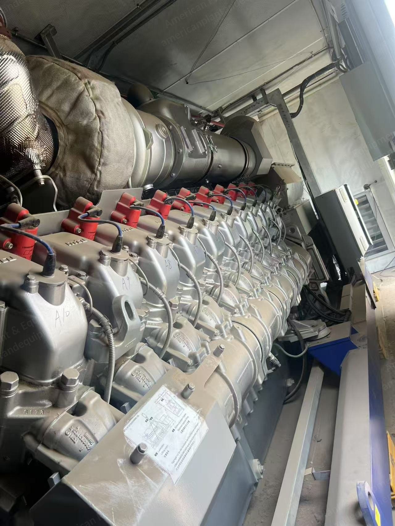 MTU, 20V4000L32F, 2016, 2MW, 10.5kV, 50Hz, Natural Gas, Containerized