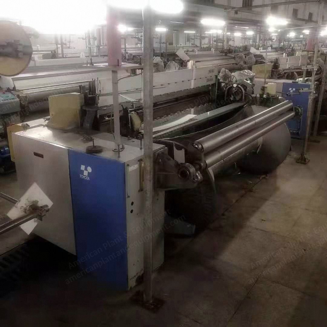 Toyota, LW2ED, 2002, Waterjet Loom, 1900mm Width, 2 Nozzles, Crank Motion