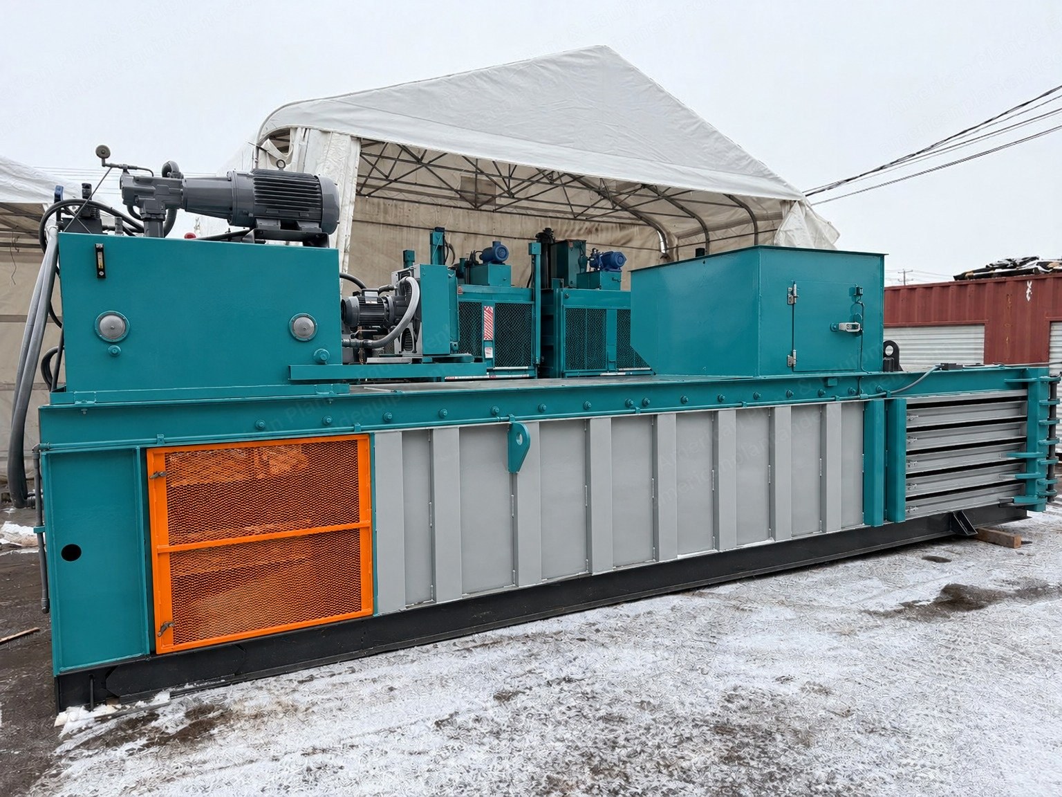 Marathon, CE-504842-830, 2007, Full Penetration Closed Door Baler, 50" x 48" Feed Opening