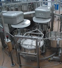 Sancassiano, Carousel Dough Mixing Machine, 1990, 4000 kg/hr Capacity, 2 Spiral Mixers, 4 Bowls
