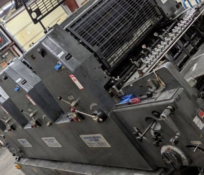 Heidelberg, GTO 52, 1984, 4 Colors, 360x520mm, Standard Dampening